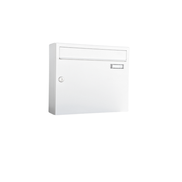 Wandbriefkasten Berlin aus Stahlblech / Aluminium für 1 Wohneinheit